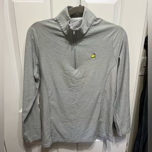 Women’s official Masters ⛳️ zip pullover in light gray. Size large (runs small).